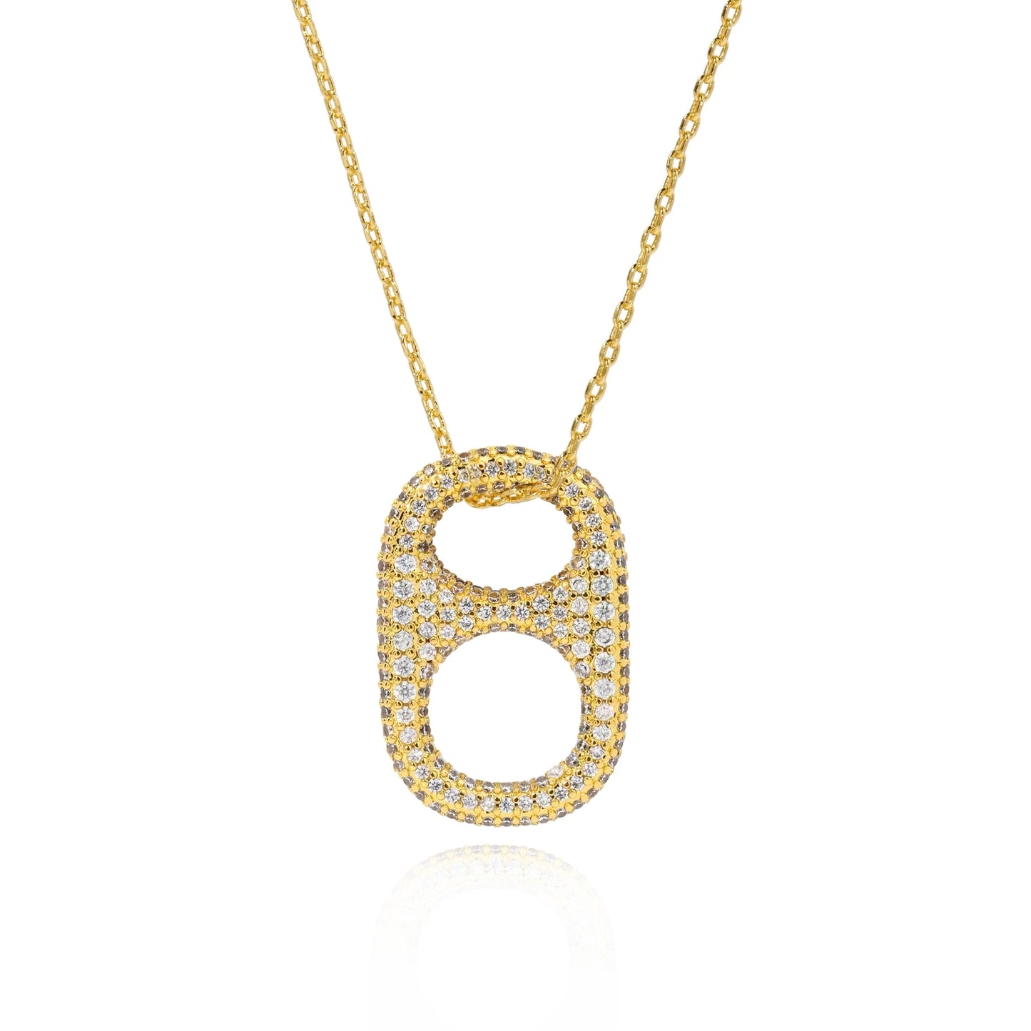 Hillbetty Poptab Necklace (Gold)