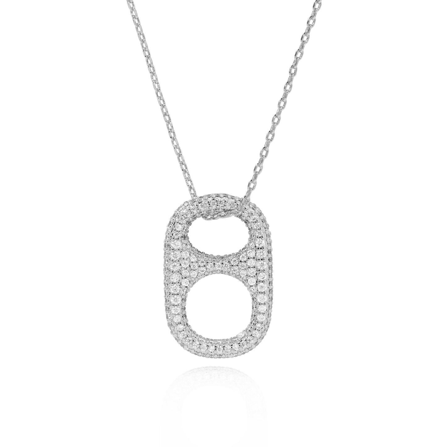 Hillbetty Poptab Necklace (Silver)