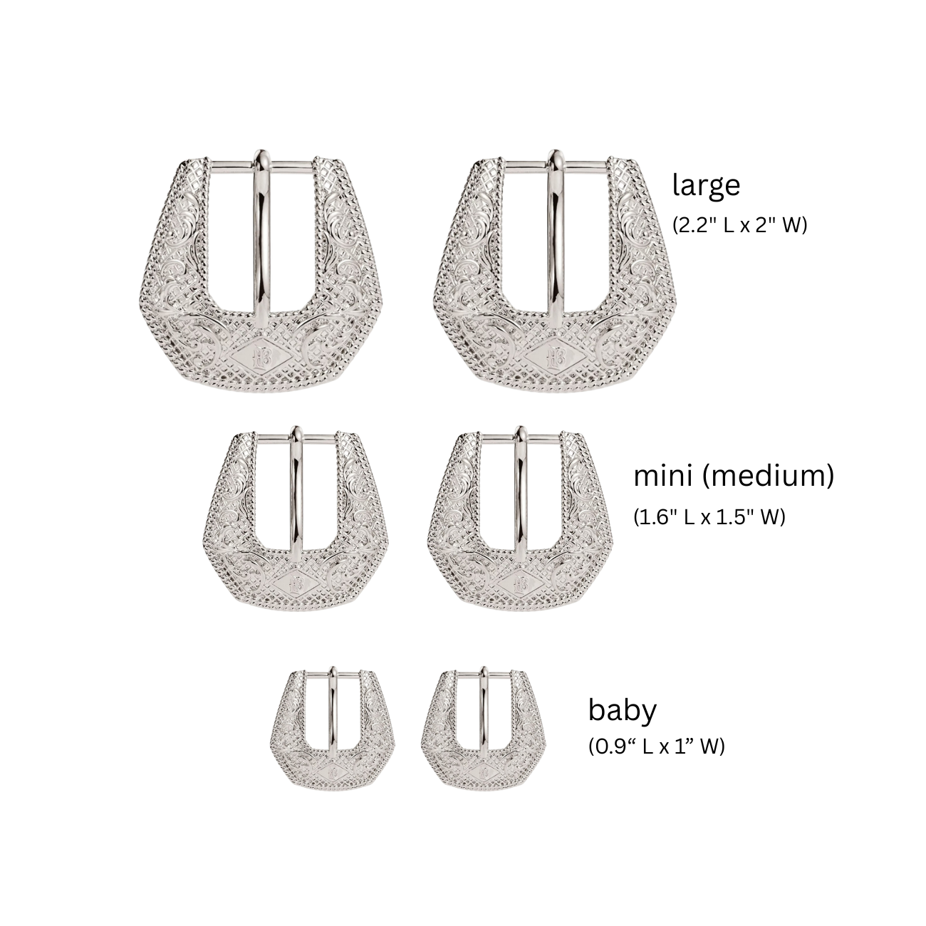 Buckle Betty Earrings