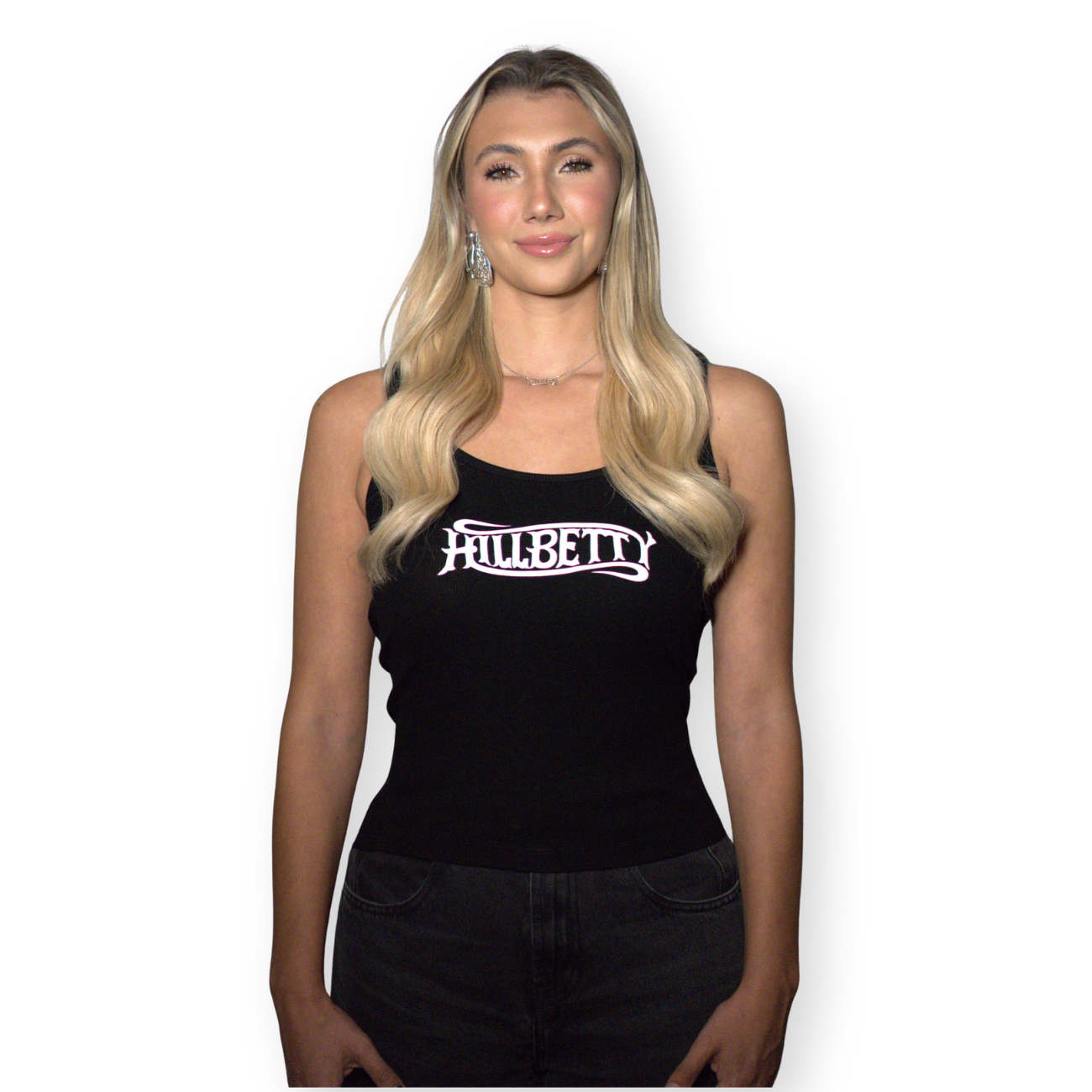 Hillbetty Black Tank Top
