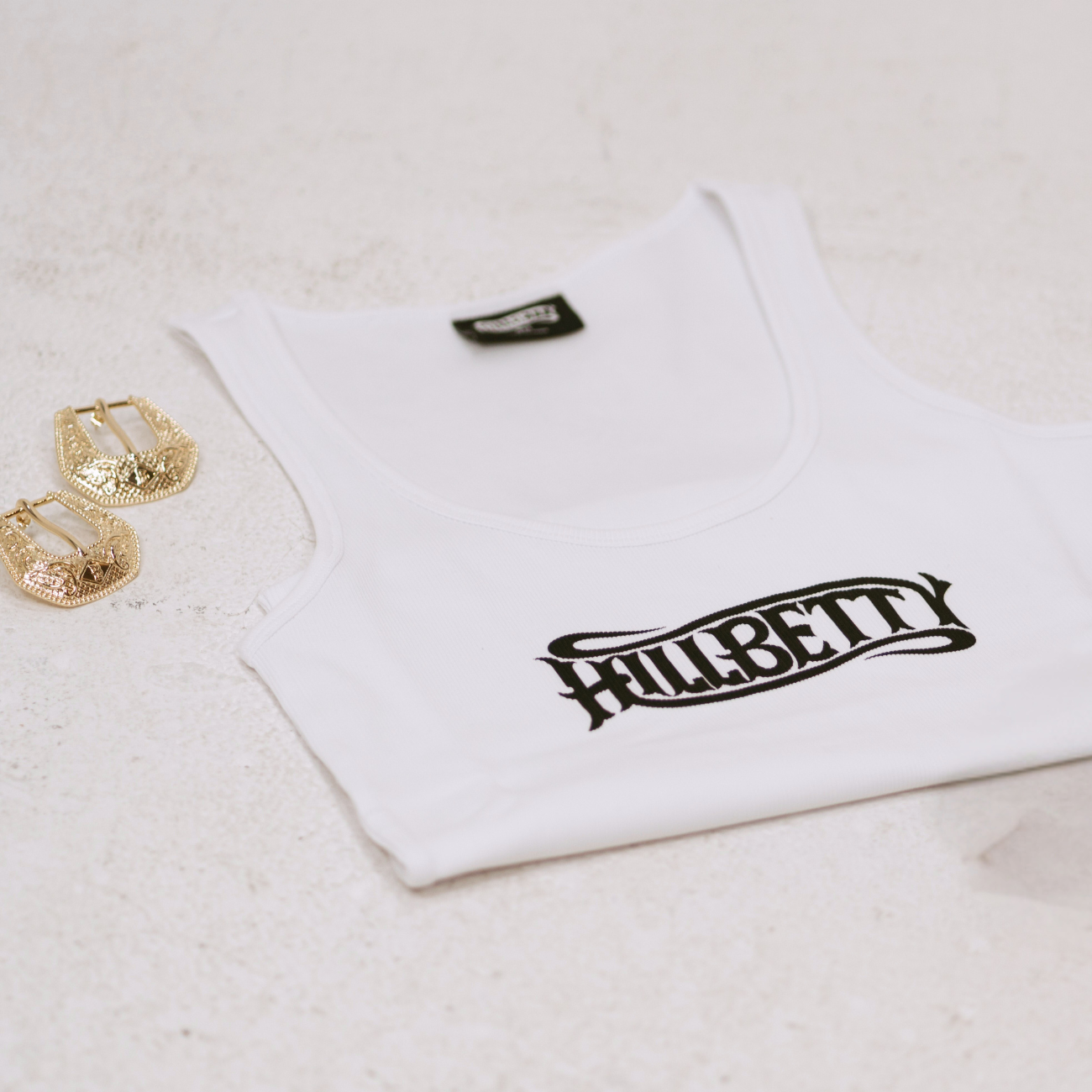 Hillbetty White Tank Top